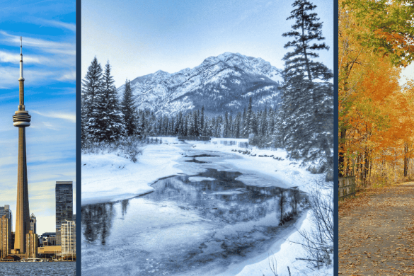 What are the weather conditions of Canada throughout the year?