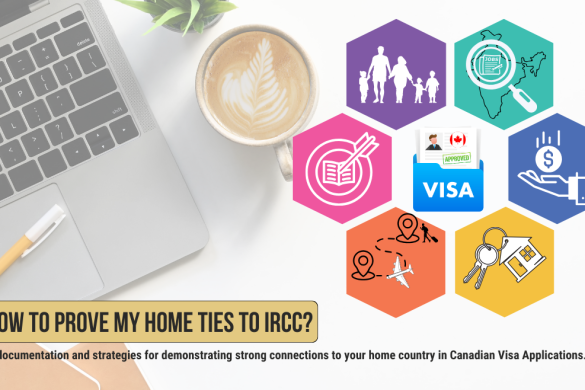 How do I prove my home ties to IRCC?