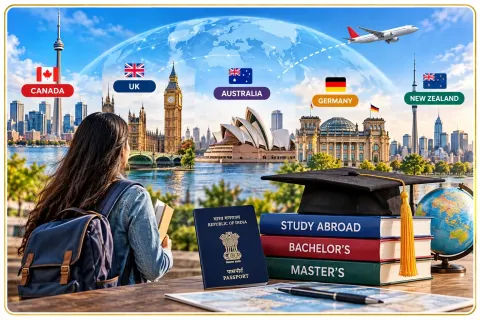 Top 5 Countries to Study Abroad for Indian Students 2026–2027