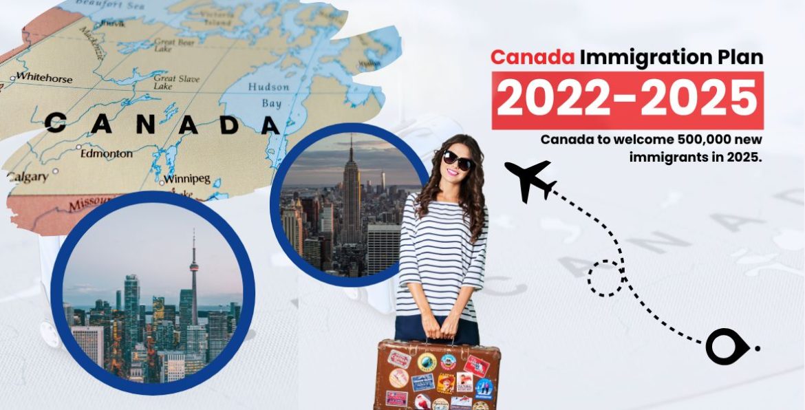 Canada immigration plan 500K new immigrants in 2025