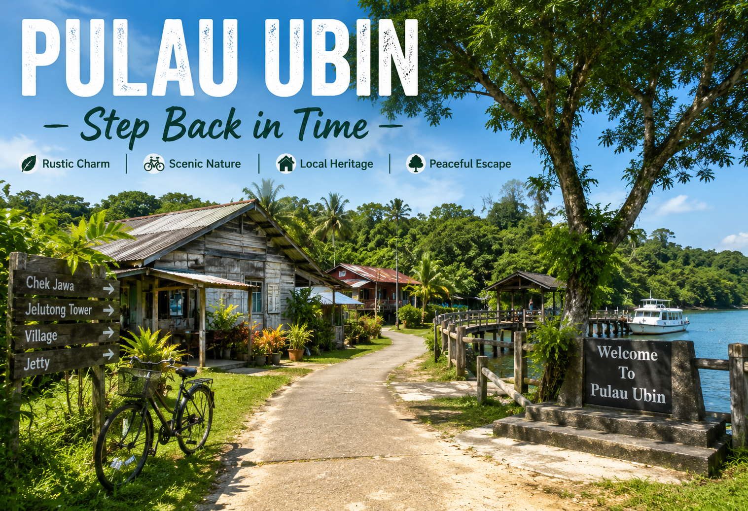 Pulau Ubin – Step Back in Time